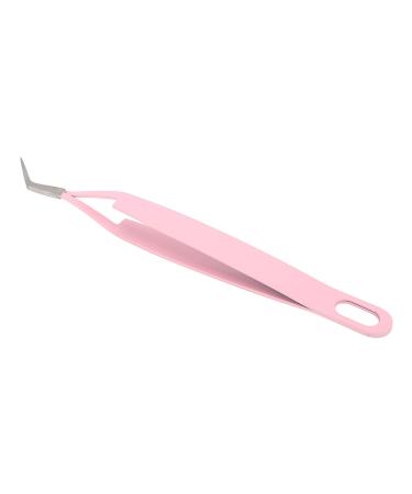 Sonew Eyelash Tweezers Stainless Steel Flexible Comfortable Grip Easy Operation Suitable for Makeup Home