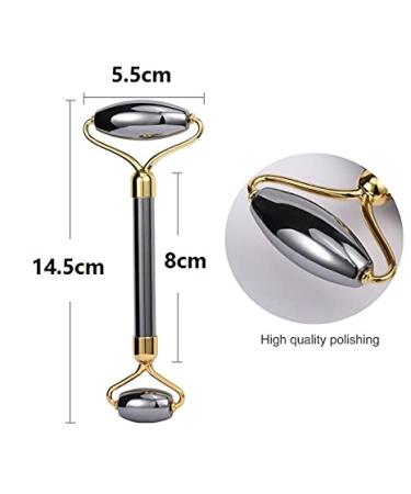 Authentic Terahertz Stone Gua Sha Set | Facial Massage & Eye Depuffer Roller Tools - Buy Online on GoSupps.com