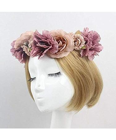 ULTNICE Flower Wreath & Headband - Boho Flower Crown for Bridesmaids & Girls - Stylish Hair Accessory - Buy Online on GoSupps.com