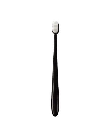 Suicra toothbrushes Ultra-fine Ultra-Feine soft toothbrush deep cleaning soft brush teeth adult manual toothbrush for oral care (color: black) black