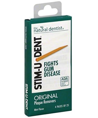 Stim-U-Dent Stim-U-Dent Plaque Removers Mint Mint 100 Each by Stim-U-Dent
