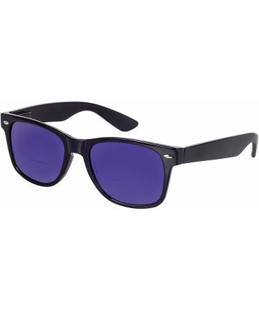 Bifocal Reading Sunglasses Set - 3 Pairs for Men and Women | Outdoor Sun Glasses Black/Open Road Blue - 2.75x - Buy Online on GoSupps.com