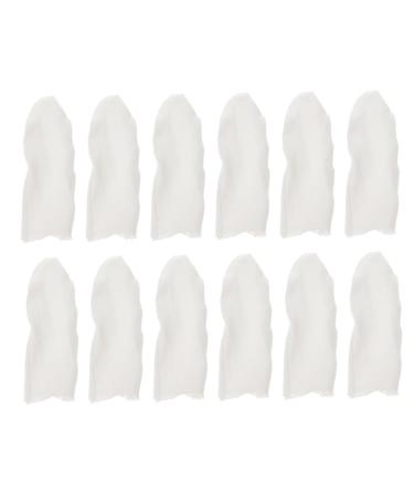 Yardwe 200pcs Cotton Finger Cots Clean Work Stretch Cotton White