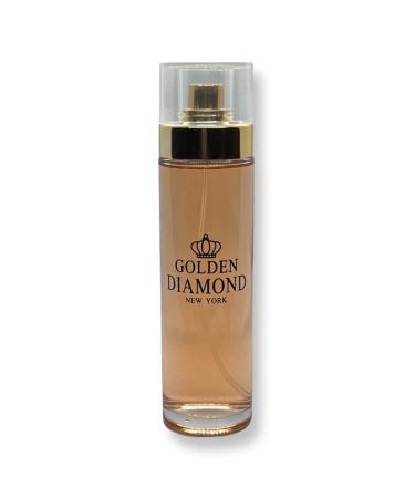 Golden Diamond Eau de Parfum for Women 3.4 Fl Oz Floral Classic Fragrance - Buy Online on GoSupps.com