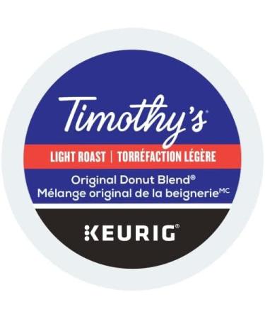 Timothy's Original Donut Blend K-Cup Coffee Pods 48 Count For Keurig Coffee Makers Original Donut Blend 48 count (Pack of 1) - Buy Online on GoSupps.com