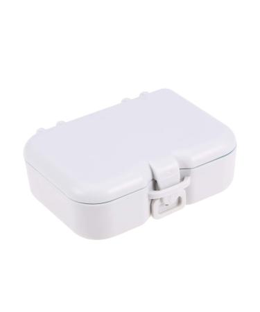 Faruta prosthesis box dentures holder etui false teeth travel agent denture care container dental replacement mirror mug with brush for adults the old