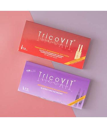 Tricovit Ampoules for Hair Loss - Professional Treatment to Strengthen Hair & Activate Growth | 10 x 10ml - Buy Online on GoSupps.com