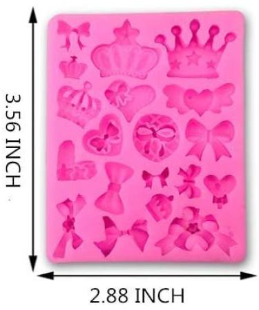 Silicone Crown Fondant Candy Mold - DIY Handcraft for Chocolate, Cake Decoration, Cupcake Topper, Resin, Clay Crafting - Buy Online on GoSupps.com