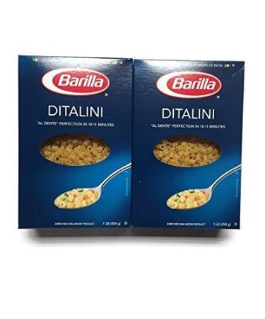 Barilla Ditalini Pasta 16 Oz. (1 Lb.) Packages (Set of 2) by Barilla
