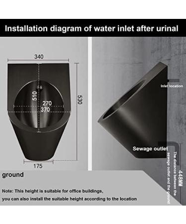 Inodoro moderno para ba o inodoro suspendido de Acero inoxidable 304 para Hombres sanitarios de inducci n drenaje de pared inodoros p blicos Red Bronze Urinal - Buy Online on GoSupps.com
