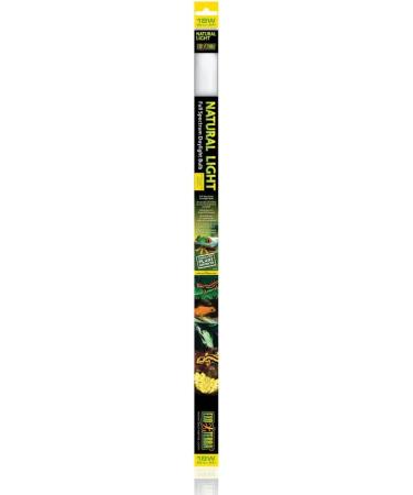 Exo Terra Natural Light 18W - Ideal Daylight for Reptiles Amphibians & Plants | T8 Fluorescent Tube 60cm - Buy Online on GoSupps.com