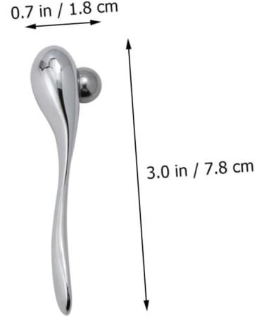 Didiseaon 1Pc Eye Massager Patches Eye Cream Gel Cream Cupping Therapy Wrinkle Skin Care Tools Rings Eye Compress Facial Spatula Alloy Silver - Buy Online on GoSupps.com