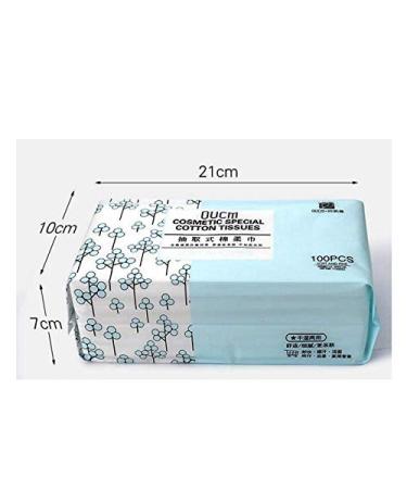 100% Soft Cotton Facial Cleansing Pads - Removable & Disposable Face Towels for Makeup Removal - Multi-Purpose Wet & Dry Towels - Buy Online on GoSupps.com