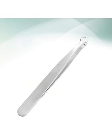 Milisten Eyelash Eyelash Stainless Steel Salon 320 Degree Pulling Angle Rounded Corners Beauty Product (Silver) Lash Lash Gland Forceps - Buy Online on GoSupps.com