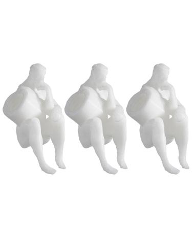 3 pieces funny toothpaste covers unique spoof toothpaste-topper donor no and for adult bathroom children waste dispenser 3 pieces 2.76 x 1.77 x 1.57 inches