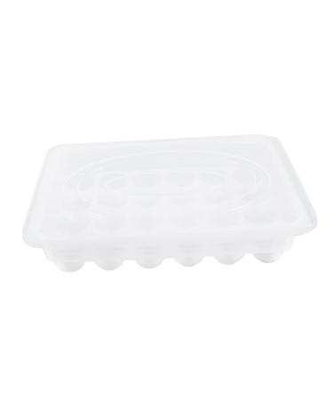 OSALADI 1pc box Container Egg Household Compartment Kitchen Preservation Holder Home Crisper Food -grid