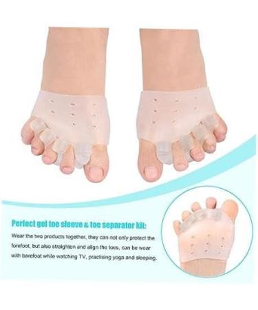Bunion Corrector Sleeve with Forefoot Cushion Pad for Hallux Valgus Relief - Toe Alignment Foot Sleeves for Men & Women - Buy Online on GoSupps.com