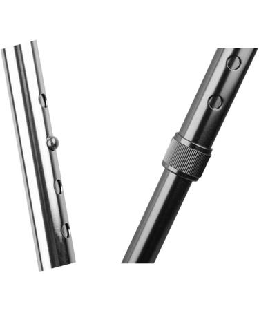 Walking Cane Holder Walking Stick Crutch for Old Man Elderly Telescopic Stable Non Slip Lightweight Height Adjustable Silver Walking Sticks for Men Or Women Practical Independence - Buy Online on GoSupps.com