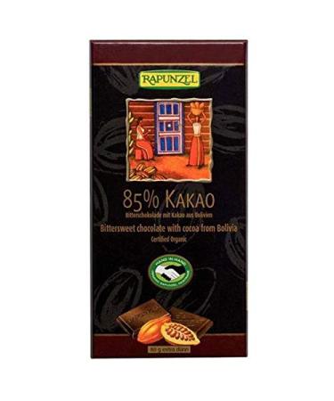 Rapunzel - 85% Organic Dark Chocolate 80 G - Sold per unit