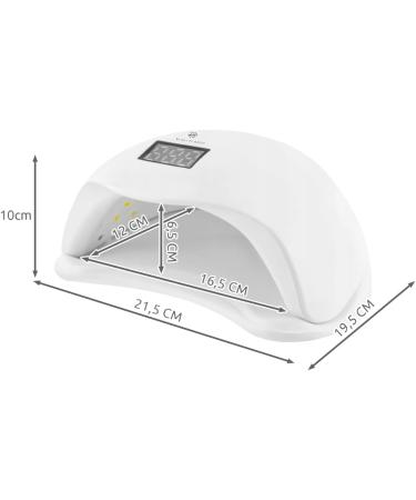 Buy Nail Dryer UV Lamp 24 Dual LEDs - 48W Hybrid Gel Nail Design with Timer | Fast International Shipping - Buy Online on GoSupps.com