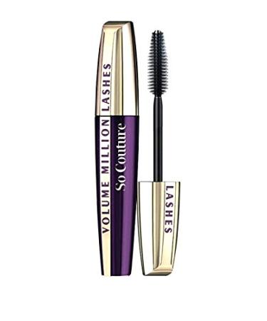 3 x L'Oreal Paris Volume Million Lashes So Couture Black Mascara 9.5ml So Couture Black 28.50 ml (Pack of 1)