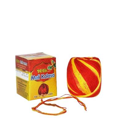 Indian Puja Kit: Kumkum, Roli, Cow Ghee, Wicks, Moli Kalawa - Pack of 3 for Pooja Thali & Hawan - Buy Online on GoSupps.com