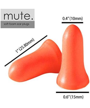 100 Pair Memory Foam Ear Plugs by Hildbrandt - Soft NRR 33 for Ultimate Noise Reduction - Buy Online on GoSupps.com