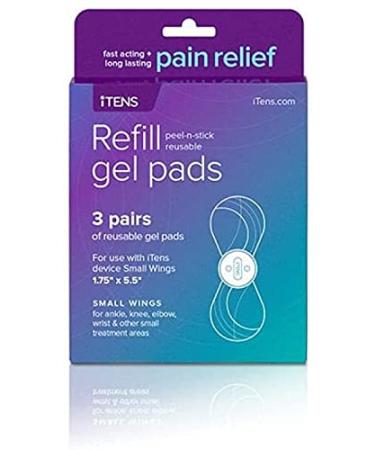 Extra Gel Pads for iTens Wearable Electrotherapy - Small - Clear