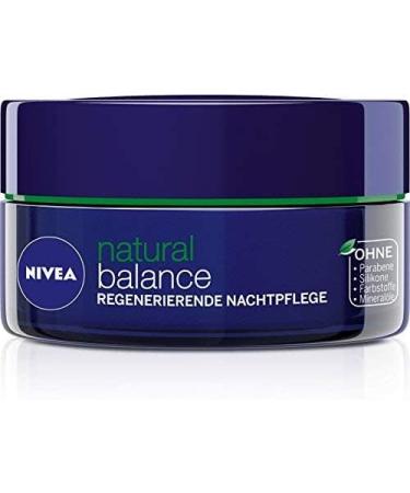 German Nivea Natural Balance Regenerating Night Care Face Cream 1.7fl oz - All Skin Types - Imported from Germany - Buy Online on GoSupps.com