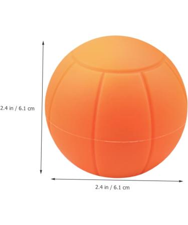 Minkissy Fascia Ball Massage - Trigger Point & Neck Relief Lacrosse Massage Ball 6.1cm Orange for Deep Tissue Fitness - Buy Online on GoSupps.com