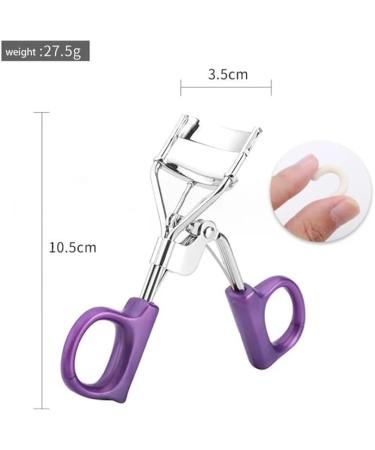 Effortless Lash Curler: Instant Eye-Opening Effect Easy-to-Use Eyelash Curling Tool-Design for Home & Travel Purple - Buy Online on GoSupps.com