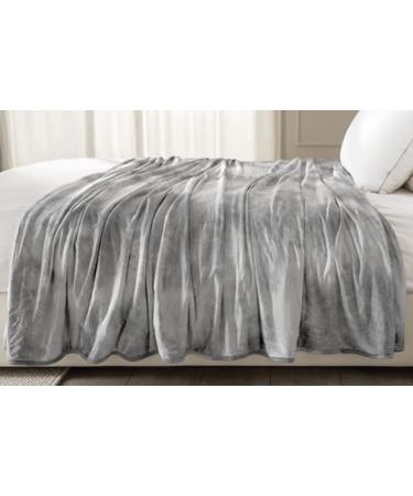 Guohaoi Cooling Blanket (90"x108"King Size) for HotSleepers Decortive Tie Dye Absorbs Heat to Keep Body Cool for Night Sweats Arc-Chill Q-Max 0.5Cool Fiber Keep Cool Hypo-Allergenic All-Season. Grey Watercolor 90" 108"