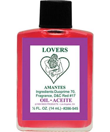 (1Pack) Indio Products Spiritual Anointing Oil- Lovers 1/2oz