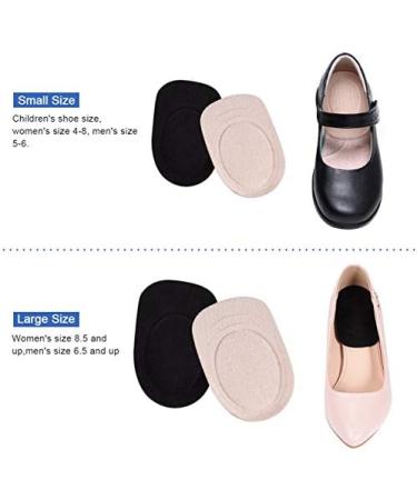 Haofy Heel Pillow Cushion Gel 2 Pairs of Heel Spur Inserts for Plantar Fasciitis & Achilles Tendon Relief 7mm Silicone Heel Protection for Men | 4 Pieces - Buy Online on GoSupps.com