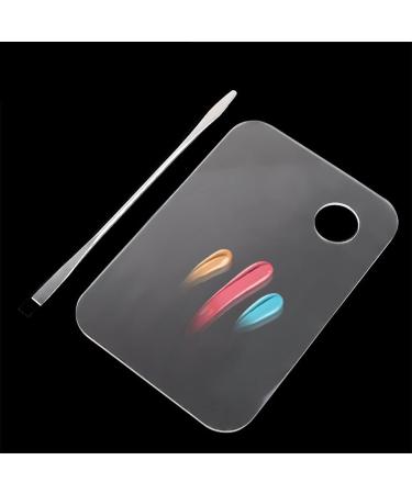 S-TROUBLE Acrylic Transparent Makeup Palette Set with Spatula - Ideal for Painting & Nail Art | International Shipping Available - Buy Online on GoSupps.com