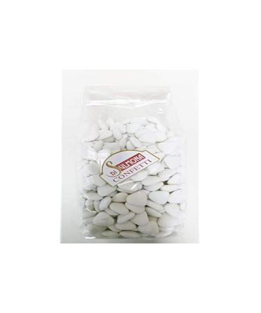 Sulmona Dragées - White Dragées - With chocolate, mini heart - 500 gr