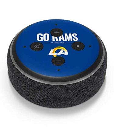 Skinit Decal Audio Skin Compatible with Amazon Echo Dot 3 - Officially Licensed NFL Los Angeles Rams Team Motto Design