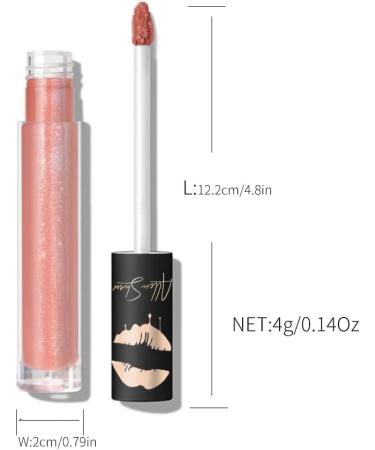  G n rique Interookie Lip Glaze Bling Matte Lip Colo Crystal Diamond Fine Glitter Matte (206) - Buy Online on GoSupps.com