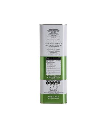 Lyrakis Family Crete Extra Virgin Olive Oil - Classic Cold Pressed 5 Liters (1 Pack) - Premium Quality for Gourmet Cooking - Buy Online on GoSupps.com