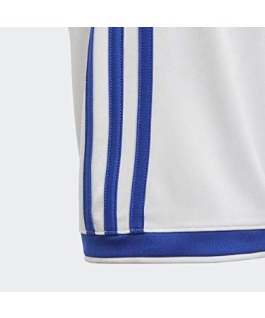 adidas Boys' Regista 18 Shorts in White/Bold Blue - Small - Buy Online on GoSupps.com