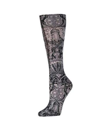 Red Moby Celeste-Stein-CMPS-2-2230 15-20 mmHg Compression Sock - Black & White Versache
