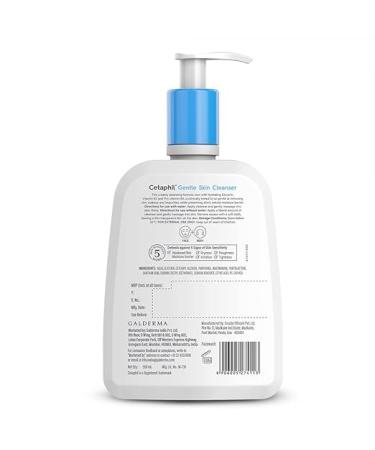 Gentle Skin Cleanser for Dry Normal & Sensitive Skin | 500ml Hydrating Face Wash with Niacinamide & Vitamin B5 - International Shipping Available - Buy Online on GoSupps.com