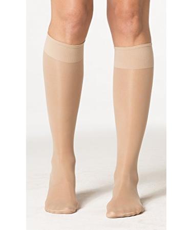 Sigvaris 120 Sheer Fashion Knee Highs 15-20mmHg (Taupe-C)