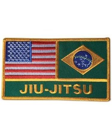 USA America Brazil Jiu-Jitsu Flag Patch Patch