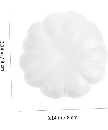 NUOBESTY 70 Pcs Foam Simulation Pumpkin Creative Diy Pumpkin Mini Pumpkin Accessories Child White Manual Whitex7pcs 8X8CMx7pcs - Buy Online on GoSupps.com