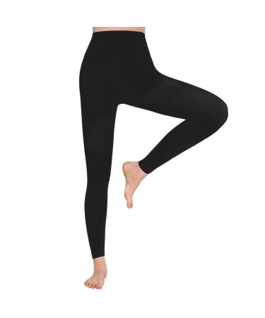 Evolyline Medical Compression Pantyhose for Women & Men 20-30mmHg Footless Graduated Support Tights Compression Pantyhose Opaque Compression Socks Stockings for Varicose Veins Edema Flight Nursing Black S - Buy Online on GoSupps.com