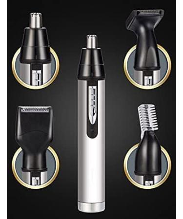 4 in 1 Women's Nose Hair Trimmer - Electric Ear & Facial Hair Clipper USB Rechargeable Perfect for Bathroom Grooming - Buy Online on GoSupps.com