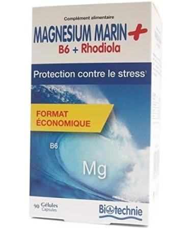 BIOTECHNIE Marine Magnesium + Rhodiola - 90 Capsules - - Buy Online on GoSupps.com