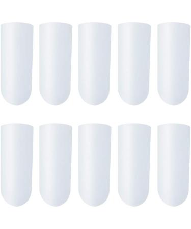 Gel Toe Protector Caps - 10 Pcs, Prevent Blister, Callus & Corn - White - Buy Online on GoSupps.com