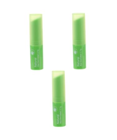 Housoutil 3pcs Soft Stick Lip Balm Moisture Lip Balm Color Changing Lip Balm Lip Glitter Dry Lips Balm Lip Smoother Aloe Lip Balm Lip Care Balm Deeply Hydrates Lip Stick Hydrating Lipstick